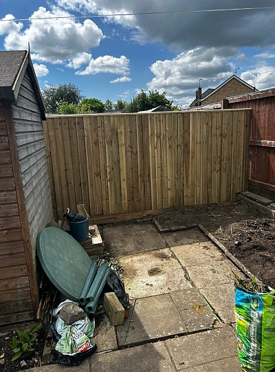 We also provide all types of fencing.